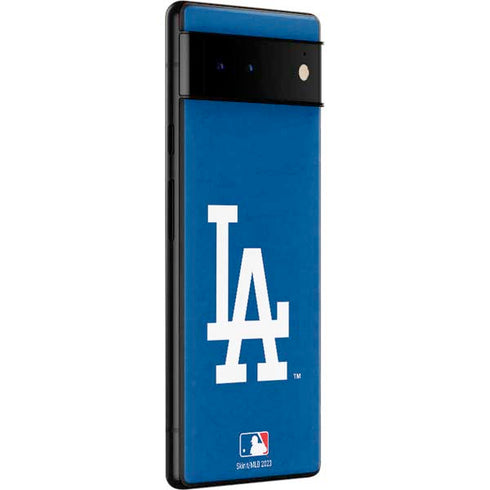 MLB Los Angeles Dodgers - Solid Distressed Google Pixel 6 Pro Skin